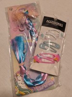 Haarschmuck Haarspangen Haargeflecht Einhorn Bunt Glitzer
