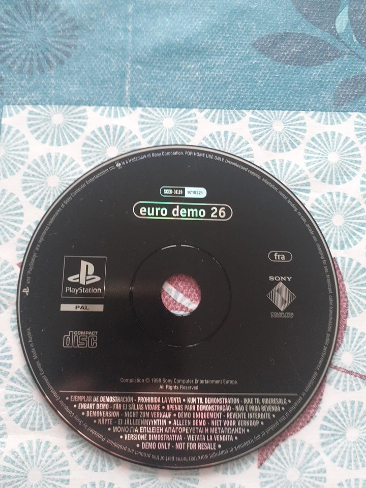 CD de Démo Playstation Magazine 26 PAL Sony PS1 PSX Disc - Photo 3/4