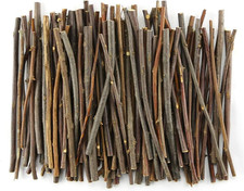 100Pcs 10Cm 0.1-0.2 Inch in Diameter Wood Log Sticks for DIY Crafts Photo Props