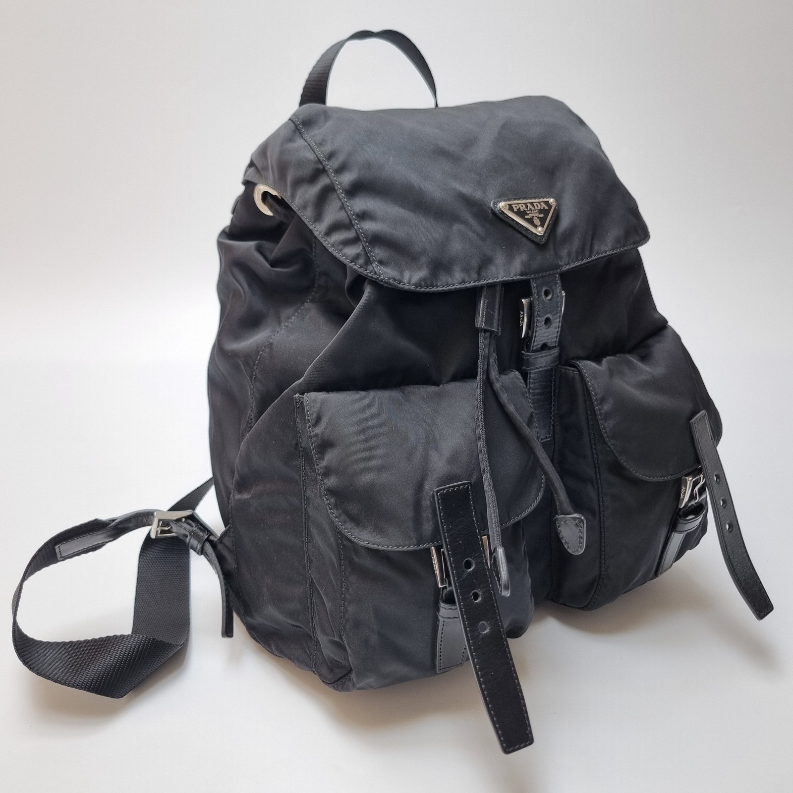 Prada Nylon Medium Backpack (New Model, Unisex, 1BZ811) 152106159 thumbnail 5