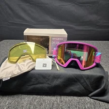 Giro Dylan Snow Sports Goggles Women’s Medium Amber Pink + Bonus Yellow Lens NEW