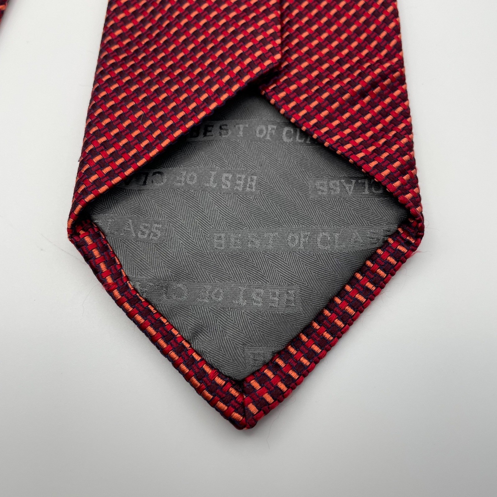 Robert Talbott Red Geometric Pattern Silk Men's N… - image 3
