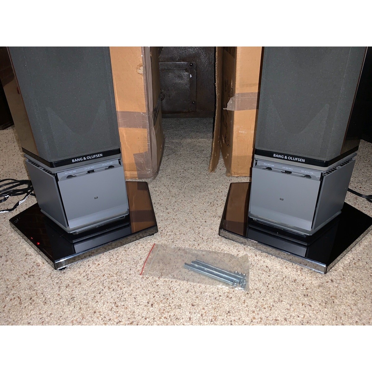 nice Bang And Olufsen Type 6603 Floor Twin penta Speakers Original
