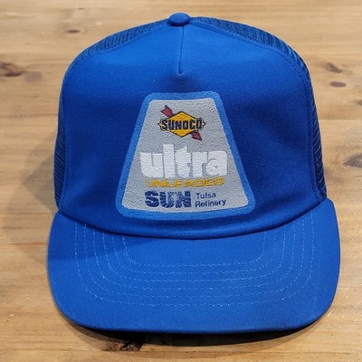 Sunoco Ultra Gas Trucker Hat Snapback Made USA Oil Gas Station Sun Tulsa