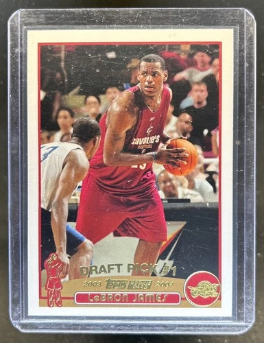 2003-04 Topps 1st Edition LeBron James Rookie RC #221 Cavaliers
