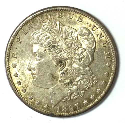 1897 S $1 Morgan Silver One Dollar US Coin San Francisco