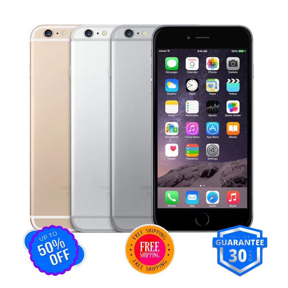 Apple iPhone 6 Plus Unlocked Cell Phones & Smartphones for Sale