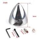 3 inch/ 76mm CNC Aluminum spinner For 2 Blades propeller RC Airplane 3"