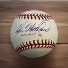 John Wetteland 96 WS MVP Signed Baseball Authentication By Steiner Sports
