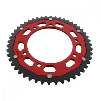 Kettenrad Alu Rot 48-ZäHne 420-Teilung FüR Derbi Senda 50 SM X-Race 2005-2011