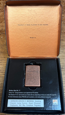Zippo Marlboro Copper Blend No.27 Lighter Regular,CARDS DICE BRAND NEW IN ORIGIN