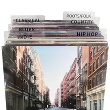 Acrylic Vinyl Record Dividers - DIY Record dividers - Record Dividers A-Z Gen...