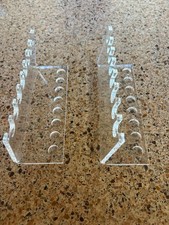 2 Pack Acrylic Pen Display Stand, 8-Slot Pen Holder Rack-Gently Used