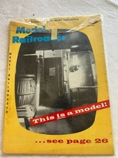 Model Railroader Magazine Feb 1958 Vintage Scale Model Railroading Kalmbach