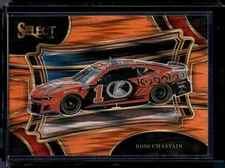 2024 Select NASCAR Racing Pit Road Tier #132 Ross Chastain Orange Flash Prizm