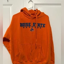 Boise State Broncos hoodie with kangaroo hand, warming pocket women’s size XL.