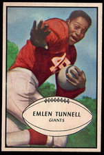 1953 Bowman Emlen Tunnell #53