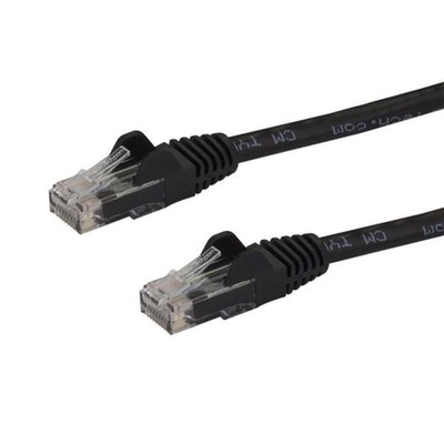 STARTECH.COM 1 m Black Snagless Cat6 UTP Patch Cable - ETL Verified N6PATC1MBK