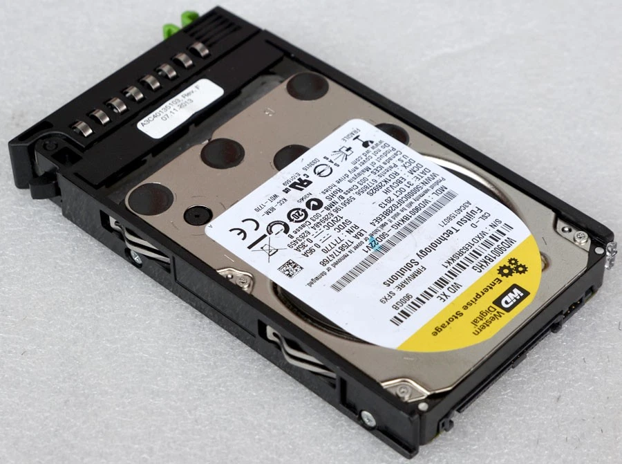 2,5" 6,35cm SAS HDD A3C40158071 WD9001BKHG FÜR FUJITSU ETERNUS PRIMERGY M1196 - Bild 2 von 4