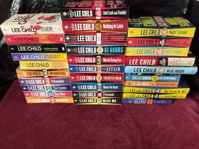 30 LEE CHILD JACK REACHER NOVELS COMPLETE SET GOOD-LIKE NEW CONDITION!