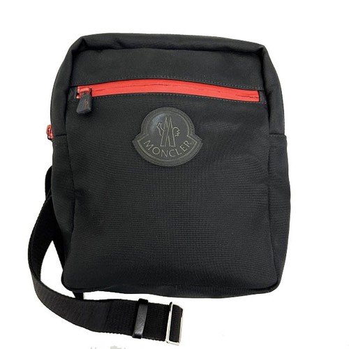 Moncler MONCLER 19SS PASCAL BORSA Rubber Logo Nylon Shoulder Bag E109A4003500