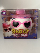 Crazy Fun RMS Ghost Squishy Pink Hearts Halloween Sensory Fidget Toy NEW