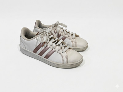 Adidas Cloudfoam Advantage The ''Cloud 9'' Sneaker White/Rose Gold | W Size 7.5