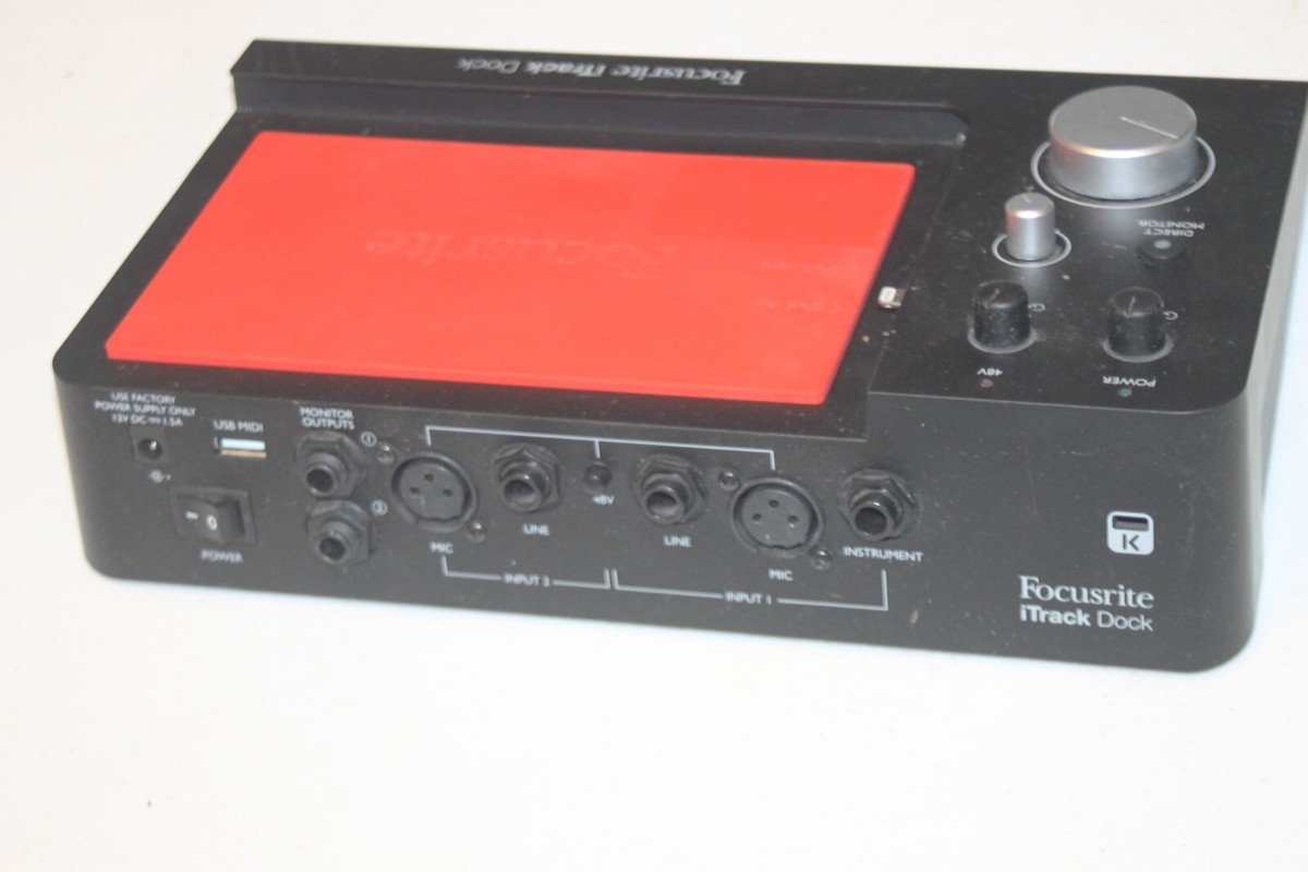 オーディオインターフェイス Focusrite iTrack dock Focusrite iTrack Dock Portable Music Recording Studio Audio