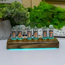 Nixie Tube Clock Pulsar IN-14 6-tubes