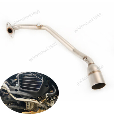 Slip-On Exhaust Muffler & Front Link Pipe For Yamaha Zuma 125 (2021-2022) / Cygnus Gryphus