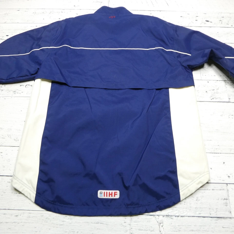VINTAGE Nike Equipo de Hockey EE. UU. Traje de Calentamiento Chaqueta y Pantalones IIHF Juegos Olímpicos Talla XL Foto 4 de 4