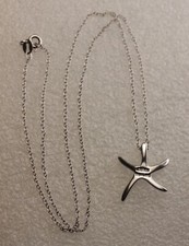 ATI 925 Sterling Silver Starfish Pendant w/Chain