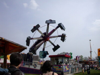 Foto 6x4 May Day Fair - Top Star (2) Cambridge\/TL4658 The plane of rota c2008