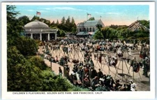 SAN FRANCISCO, California  CA   GOLDEN GATE PARK Children's Playground  Postcard