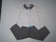NWT Dondolo Boutique Boys 2 Piece Outfit Size 24M Noah Shirt/Wool Blend Pants