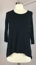 Cynthia Rowley Black Top w/Black Mesh Size Small