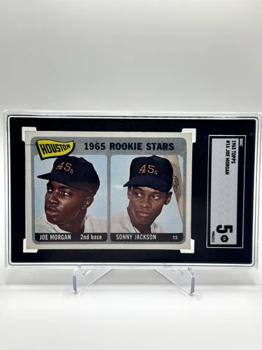1965 TOPPS  #16 JOE MORGAN HOUSTON ROOKIE STARS SGC 5