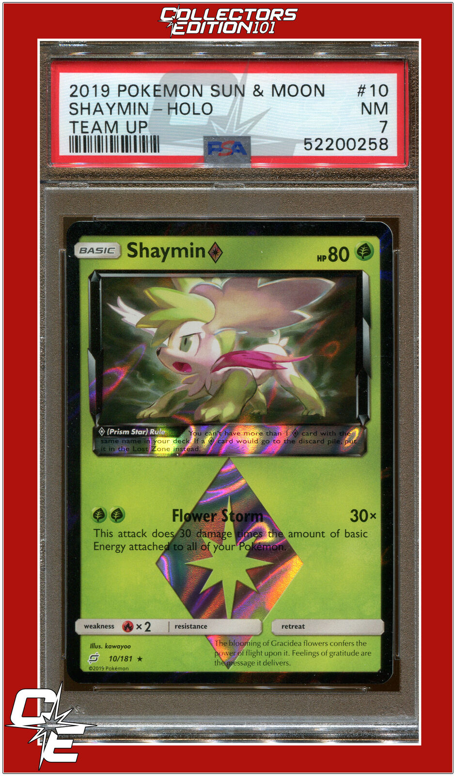 Shaymin Shining Legends 7/73 Values - MAVIN