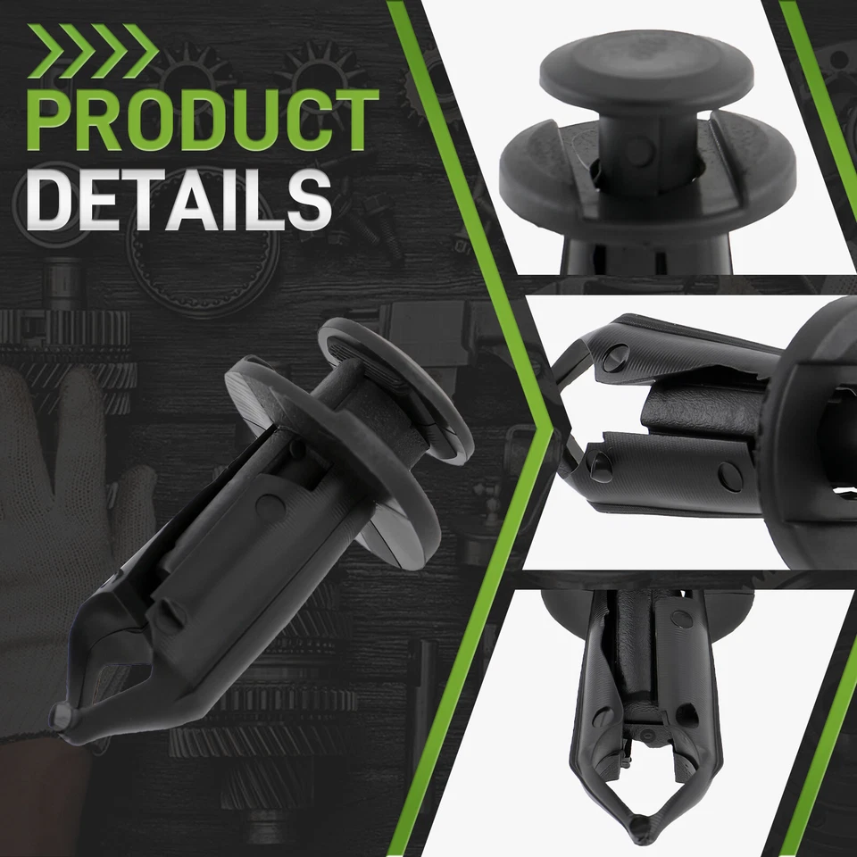 120 piezas clips de guardabarros remaches de carrocería para Suzuki King Quad 250 300 400 450 500 700 750 Foto 3 de 4