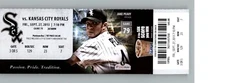 Kansas City Royals vs Chicago White Sox 9/27/2013 Full Ticket 