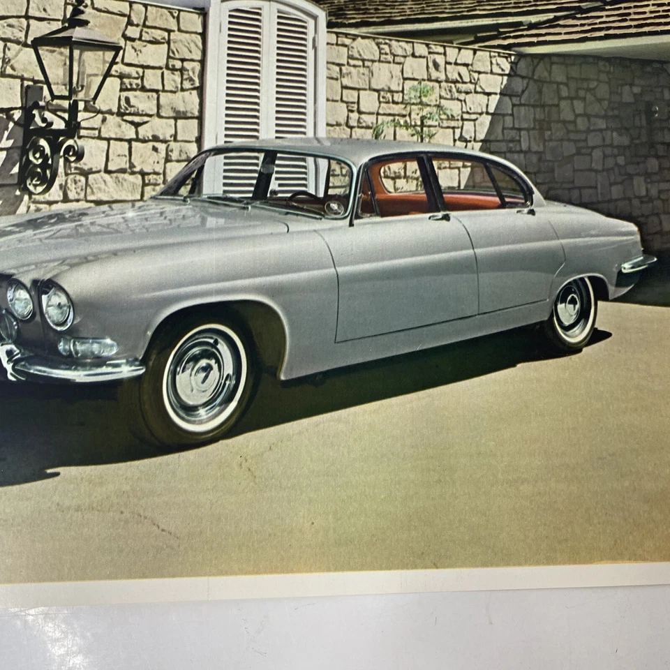 Vintage Original 1960 Jaguar 4.2 Sedan Sales Brochure - Image 2 of 4