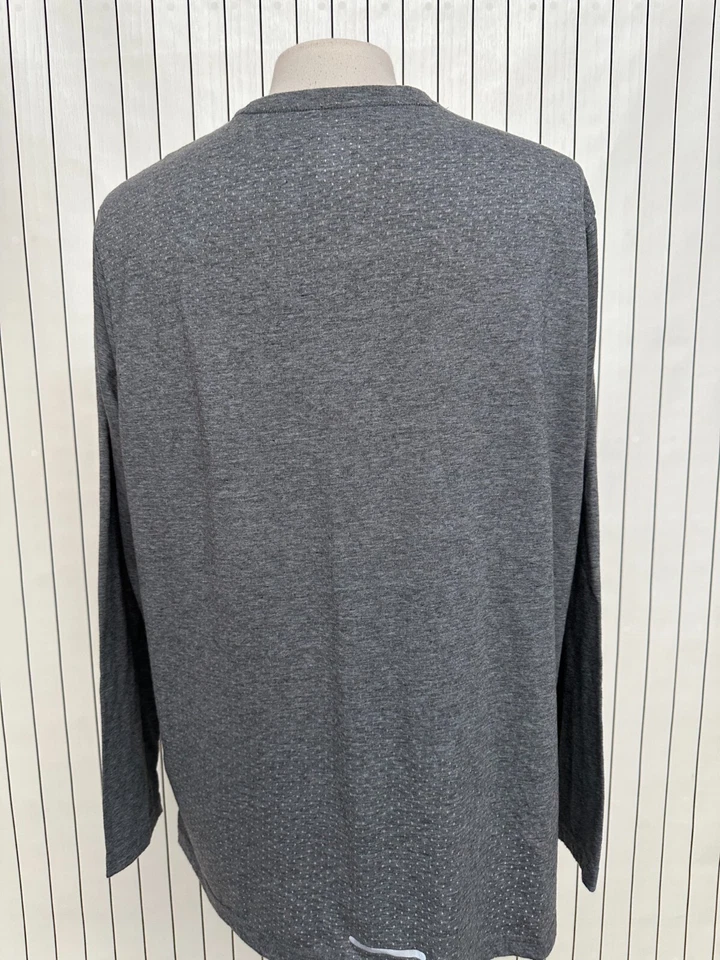 Athletic Works футболка мужская серый дышащий длинным рукавом обычный крой размер 2XL - Изображение 3 из 4