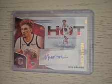 2020-21 Panini Hoops NBA HR-NMN Mannion Golden State Warrions Auto Hot Signature