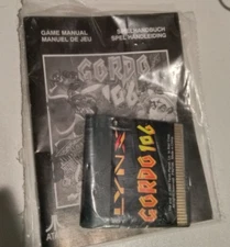 GORDO 106 Atari Lynx NEW Cartridge and Manual No Box