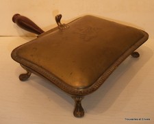 Poubelle de table, laiton et