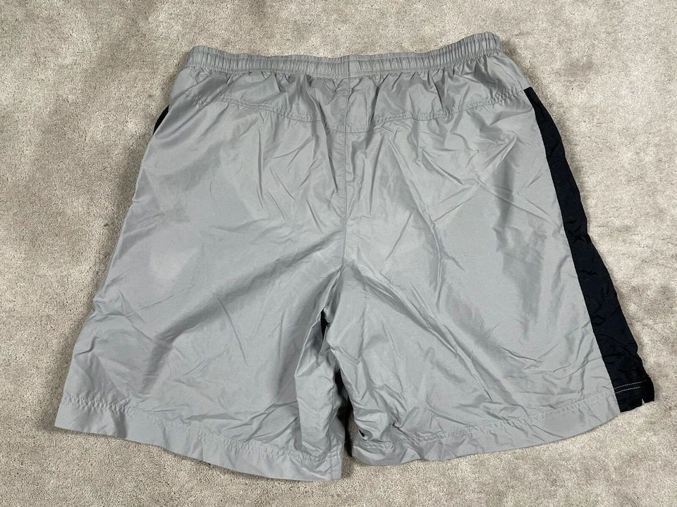 Bañador Nike Para Hombre XXL Negro Gris Bordado Nylon Forrado De Colección Y2K Foto 3 de 4