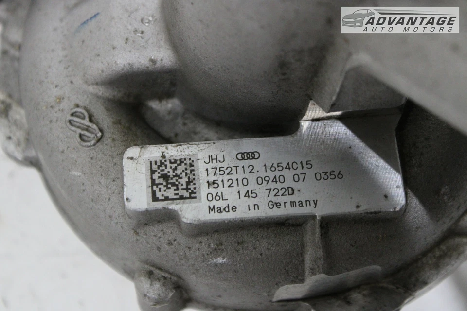 2017-2020 AUDI A4 QUATTRO B9 2.0L ENGINE MOTOR TURBO TURBOCHARGER HOUSING OEM - Image 4 of 4