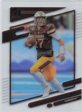 JOSH ALLEN Donruss Clearly Football Card BUFFALO BILLS Wyoming Cowboys NFL MVP!