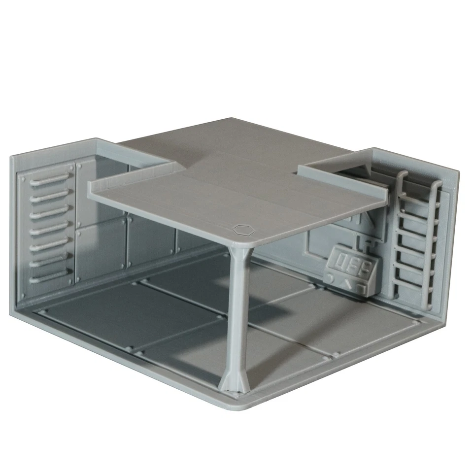 Plástico Impresión 3D Cuadrado Subterráneo 3D Peces Túnel Cueva Acuario Pecera Decoración Foto 2 de 4