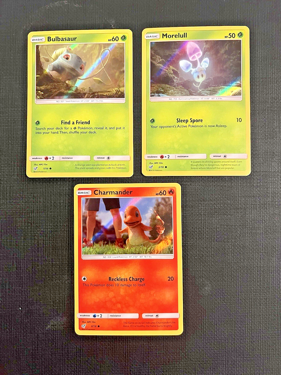 POKEMON DETECTIVE PIKACHU 12 Card Set ALL HOLO CARDS! NM